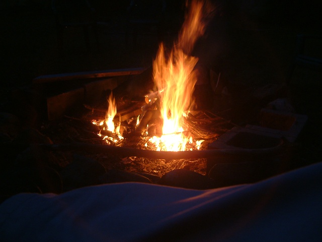 Campfire At Dick And Lu's 2 Of 3