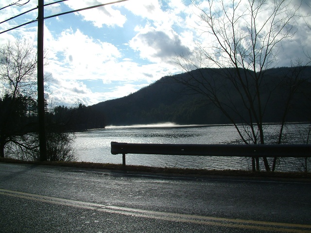 Fog On Hudson, South End Of Hadley Bay, Lake Luzerne, NY