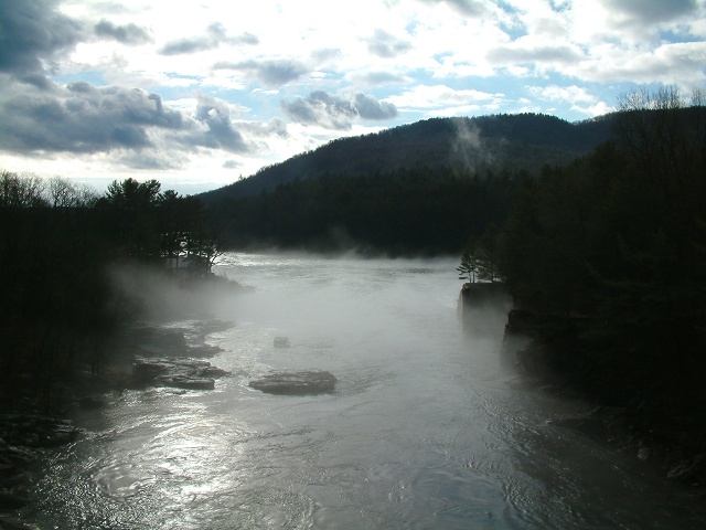 Fog Over Hudson And Sacandaga, Hadley, NY