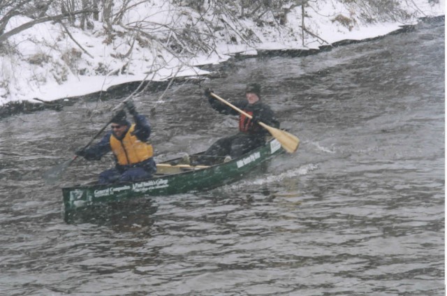 Jason And Drew Pre-stroke Upriver