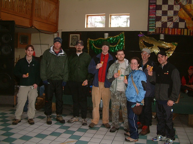 PSC Canoe Team Without Drew In The Waterhole Post Race