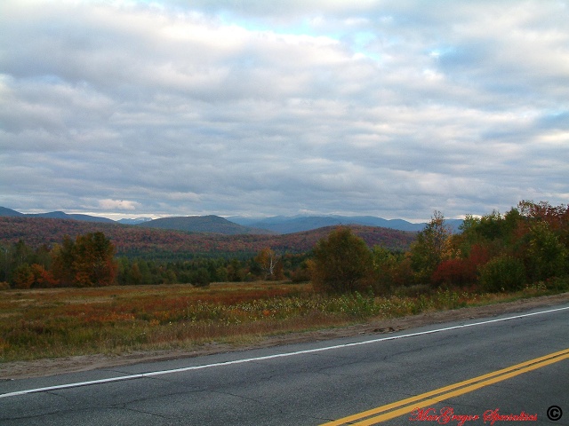 Route 86 Looking Toward The Mt Marcy Area The Weekend Before Columbus Day 2003