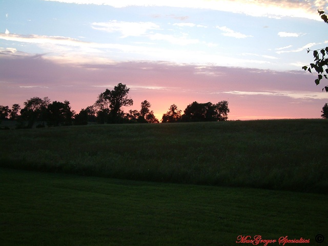 Sunset Adjacent To Amanda Lewis's House In Fields 2