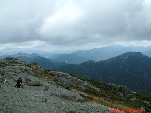 The Great Range And Haystack From Mt Marcy