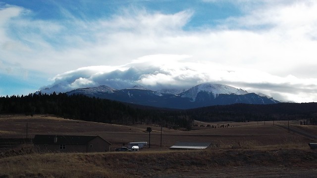 Pikes Peak With Storm Over Top 1 Of 2