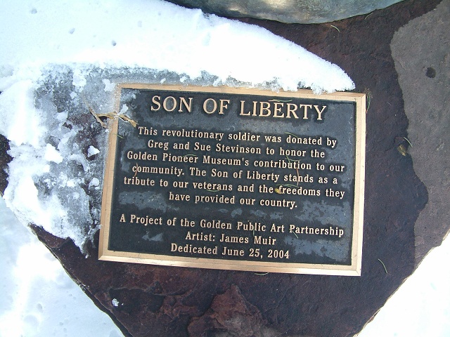 Son Of Liberty On N Clear Creek Pathway, Golden, CO (2 Of 2)