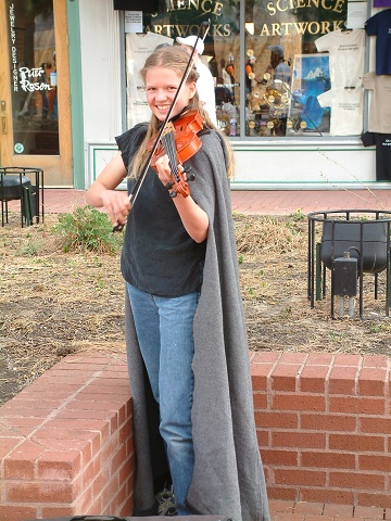 Violinist In Boulder - Pearl Street