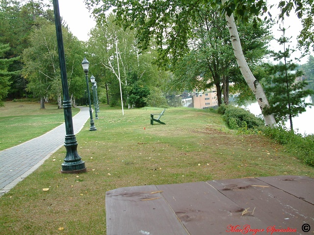 Adirondack Chair And Sidewalk From Blum House