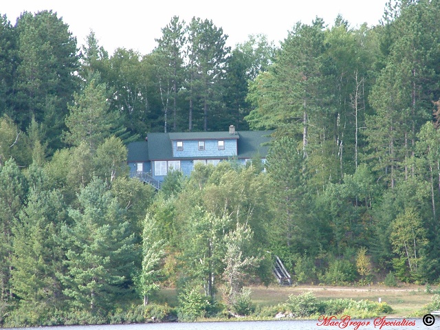The Presidents House From The Bay Of Lower St. Regis Lake