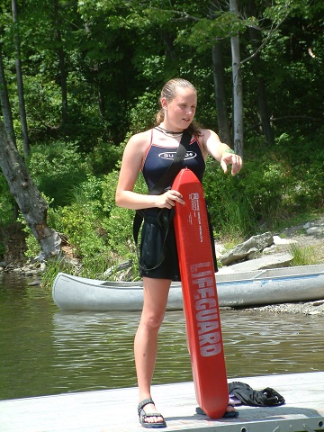Emily Pointing Campers Where To Go