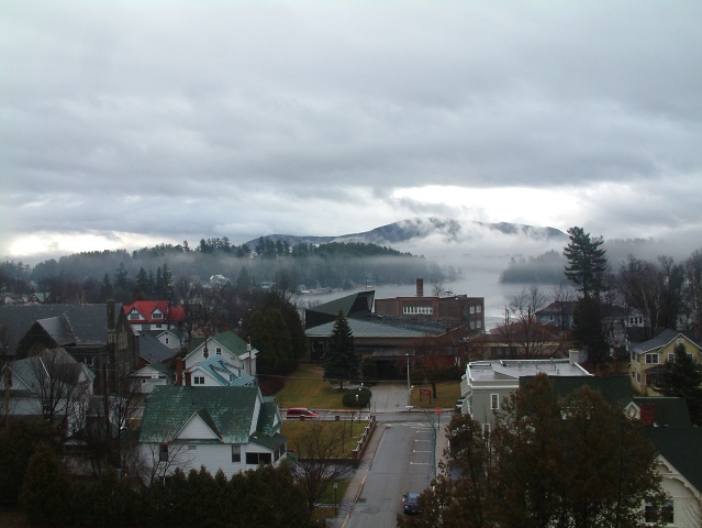 Foggy View From Room 610, Hotel Saranac, Saranac Lake, NY 11 Of 14