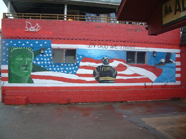 In God We Trust Mural, Saranac Lake, NY 1 Of 2