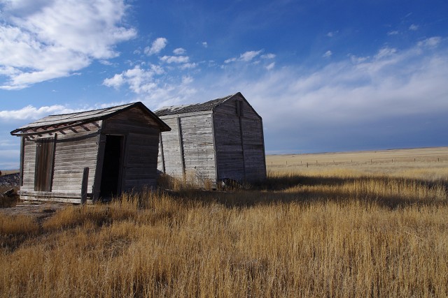 Abandoned Buildings In Field Near Burns, WY (1 Of 7)