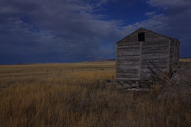 Abandoned Buildings In Field Near Burns, WY (7 Of 7)