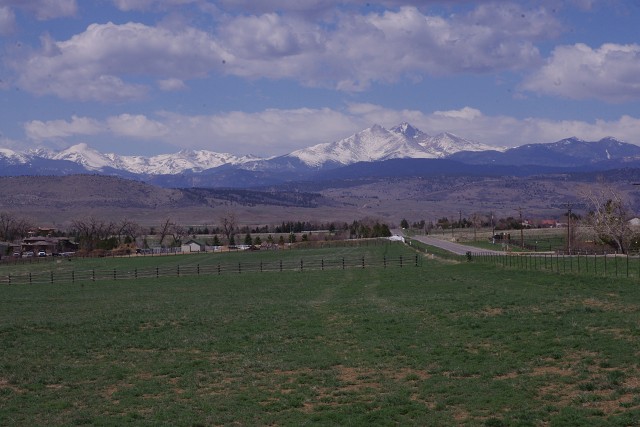 Longs Peak And Mt Meeker From Yellowstone Road In Loveland, CO (10 Of 11)